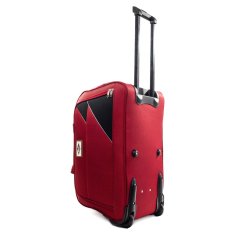 ORMI Červená cestovná taška na kolieskach "Pocket" - veľ. S, M, L, XL