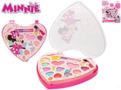 Disney Minnie sada krásy s očnými tieňmi a leskami na pery 14 ks v krabičke v tvare srdca
