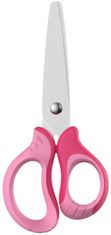 KEYROAD Detské nožnice Soft - 12,5 cm, displej, ružové