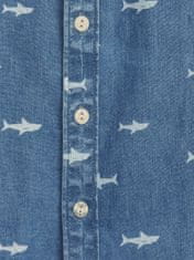 Gap Detská džínsová košeľa žralok Washwell 2YRS