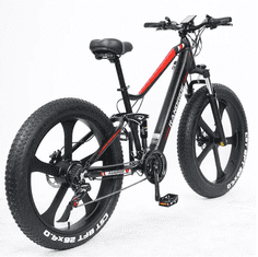 Randride RANDRIDE YX90M Elektrický bicykel 26" s hrubými pneumatikami, 1000W 48V 13.6Ah