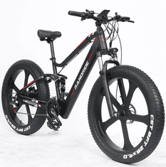 Randride RANDRIDE YX90M Elektrický bicykel 26" s hrubými pneumatikami, 1000W 48V 13.6Ah