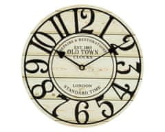 Dimex Falc, Drevené hodiny do kuchyne, 30 cm - Old