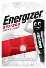 Energizer 357/303 Silver Oxide FSB1 1,55V 138mAh 1ks hodinková batéria E300784002