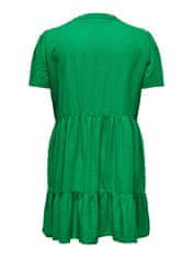 Only Carmakoma Dámske šaty CARTIRI-CARO Regular Fit 15311976 Green Bee (Veľkosť 5XL/6XL)
