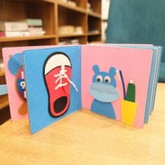 Montessori 3D senzorická interaktívna detská kniha | FIRSTBOOK
