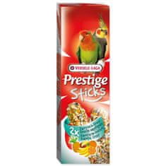 Baby Patent Tyčinky Versele-Laga Prestige stredný papagáj s exotickým ovocím 140g 2ks