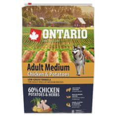 Ontario Krmivo Adult Medium Chicken & Potatoes 2,25kg