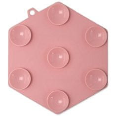 EPIC PET Podložka lízacia Lick&Snack hexagon svetlo ružový 17x15cm