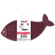 EPIC PET Podložka lízacia Lick&Snack ryba pastelová fialová 28x11, 5cm