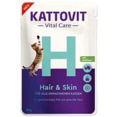 Kattovit Kapsička Vital Care Hair/Skin hydina 85g