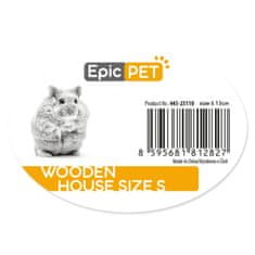 EPIC PET Domček drevený S 13cm