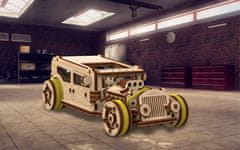 Wooden city 3D puzzle Automobil Hot Rod 141 dielikov