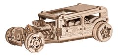 Wooden city 3D puzzle Automobil Hot Rod 141 dielikov
