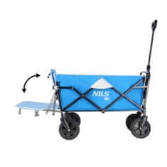 NILLS CAMP kempingový vozík NC1606 modro-sivý