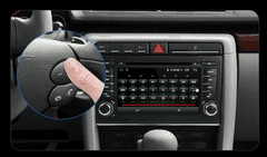 Kapud 2GB RAM Android Rádio do AUDI A4 Rádio pre Audi A4 B7 B6 RS4 SEAT Exeo GPS navigácia, mapy, Bluetooth, Handsfree, 2x USB, Mikrofón (vstavaný), MIRROR LINK
