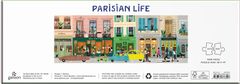Galison Panoramatické puzzle Parížsky život 1000 dielikov