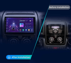Hizpo 2Din Android Autorádio pre Fiat Ducato 2007 - 2017 GPS navigácia, WiFi, Bluetooth - Handsfree rádio Fiat Ducato 2007 - 2015 Autorádio s Kamerou