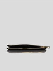 Karl Lagerfeld Čierna dámska kožená kabelka KARL LAGERFELD Signature 2.0 Crossbody UNI