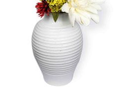 LAALU Biela keramická váza 47 cm