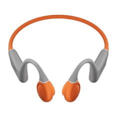 QCY Bezdrôtové slúchadlá QCY T25 s otvorenými ušami (sivo-oranžové)