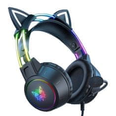 Onikuma Herné slúchadlá ONIKUMA X15 PRO čierne/kočacie uši