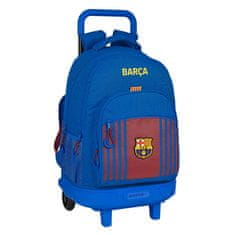 FAN SHOP SLOVAKIA Batoh FC Barcelona, cestovný. kolieska, modrý, 33 l