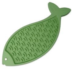EPIC PET Podložka EPIC PET Lick & Snack lízací ryba pastelová zelená 28 x 11,5 cm