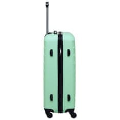 Vidaxl Súprava cestovných kufrov s tvrdým krytom 3 ks mätová ABS