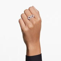 Swarovski Blyštivý prsteň Nekonečno Hyperbola 567969 (Obvod 52 mm)