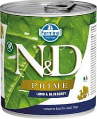 N&D PRIME Dog konz. Lamb & Blueberry 285 g