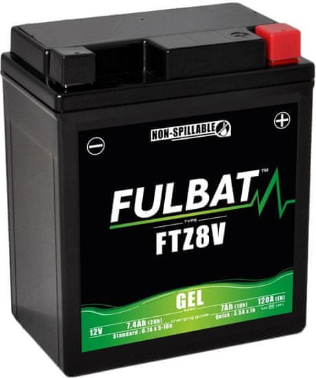 Fulbat Gelový akumulátor FTZ8V (YTZ8V)