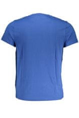 K-Way  Perfektné Pánske Tričko Krátky Rukáv Modrá Farba: Modrá, Veľkosť: L