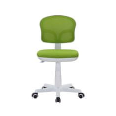 Dalenor Detská stolička Honey, textil, biela podnož / zelená