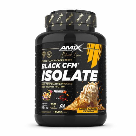 AMIX Black Line Black CFM Isolate 1000 g salted caramel ice cream