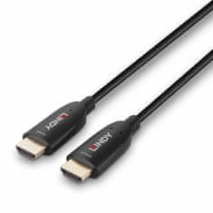 Lindy Kábel HDMI M/M 20m, Ultra High Speed+Eth, 8K@60Hz, HDMI 2.1, čierny, jednosmerný, aktívny, optický
