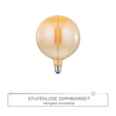 PAUL NEUHAUS Leuchten DIRECT LED Filament Globe, 4W E27, priemer 180mm 3000K DIM 08463 LD 08463
