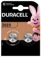 Duracell Duracell Lithiová knoflíková baterie CR2025 2 ks