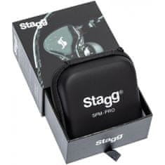 Stagg SPM-PRO BK, 3-driver in-ear slúchadlá, čierna