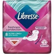 Libresse hygienické vložky Ultralong+ 8 ks