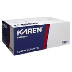 vybaveniprouklid.cz KAREN Premium Papierové uteráky ZZ biele, 25x23, 2 vr, celulóza, 3000 ks