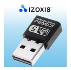 sapro Adaptér WIFI na USB 1200Mbps Izoxis 19181 