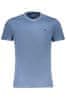  Perfektné Pánske Tričko Krátky Rukáv Modrá Farba: Modrá, Veľkosť: XL