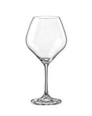 Crystalex Bohemia Crystal poháre na červené víno Amoroso 450ml (set po 2ks)