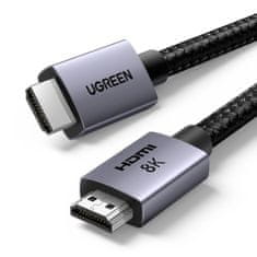Ugreen HD171 kábel HDMI 2.1 8K 2m, šedý