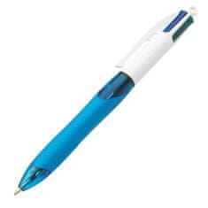 Bic Štvorfarebné guličkové pero Grip Medium - modré