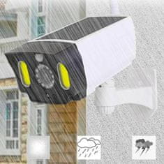 Foxter  2538 Atrapa kamery LED solárne, senzor pohybu 20 W biela