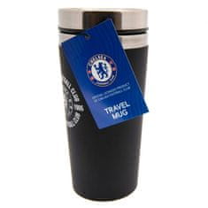 FAN SHOP SLOVAKIA Cestovný hrnček Chelsea FC, čierny, 450 ml