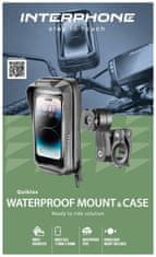 Interphone Univerzální voděodolné pouzdro na mobilní telefony QUIKLOX Waterproof, max. 7", úchyt na řídítka (SMQUIKLOXWPPRO)