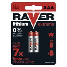 Raver Lítiová batéria RAVER FR03 (AAA)